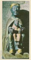 Statue, Vierge noire de Meymac, en Correze